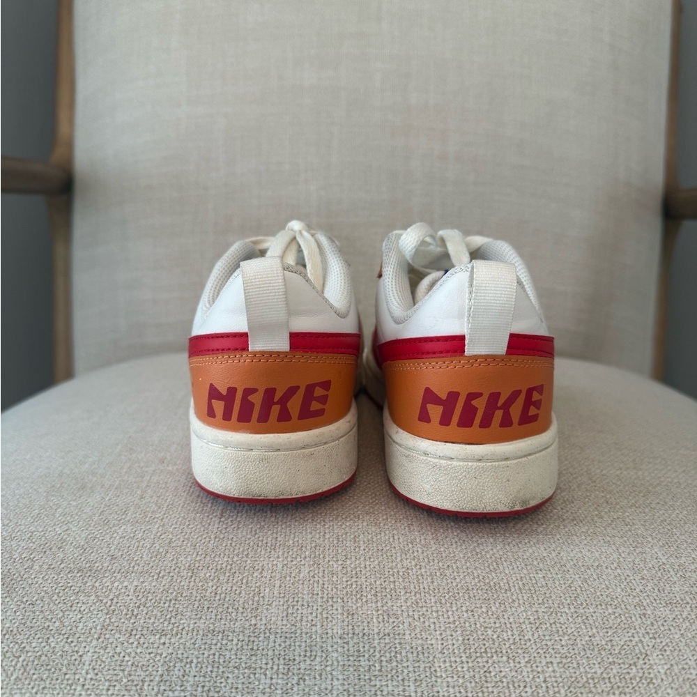 Nike Court Borough Sneakers in Orange and Red - Picture 5 of 10